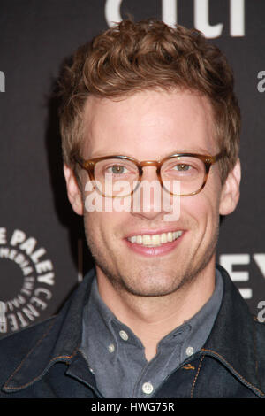 Los Angeles, Stati Uniti d'America. Xxi Mar, 2017. Barrett Foa 03/21/2017 PaleyFest 2017 'NCIS: Los Angeles" tenutasi presso il Teatro Dolby in Hollywood, CA Foto: Cronos/Hollywood News Credito: Cronos Foto/Alamy Live News Foto Stock