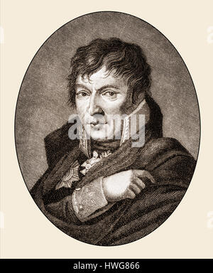 Gerhard Johann David Scharnhorst, 1756 - 1813, generale prussiano e scrittore militare Foto Stock