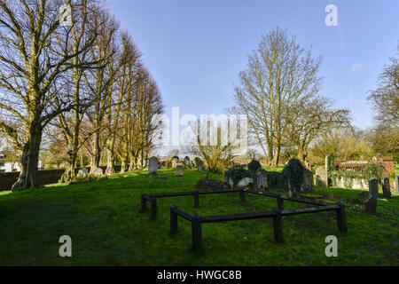 Little Dunmow - St Mary's Parish sagrato Foto Stock