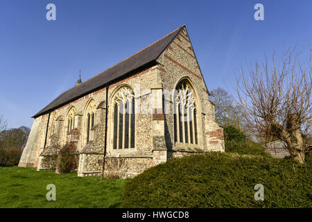 Little Dunmow - Santa Maria la Chiesa Parrocchiale Foto Stock