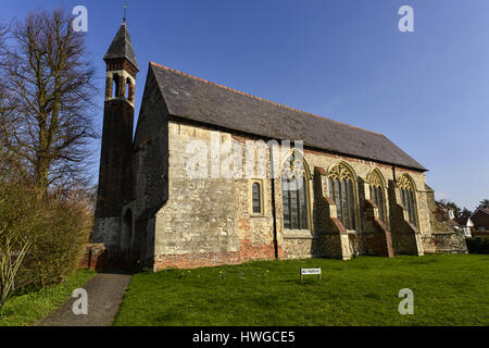 Little Dunmow - Santa Maria la Chiesa Parrocchiale Foto Stock
