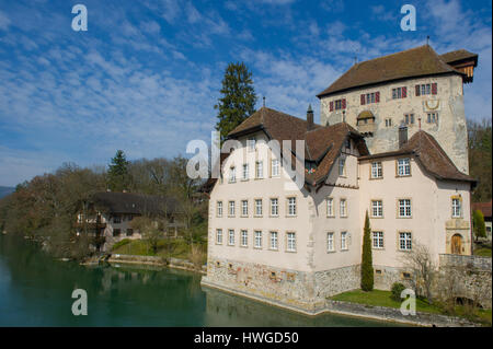 Il castello medievale di Rötteln Hohentengen, Germania Foto Stock