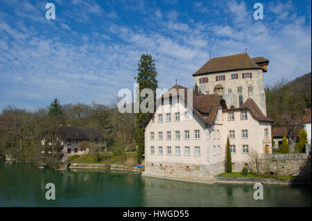 Il castello medievale di Rötteln Hohentengen, Germania Foto Stock