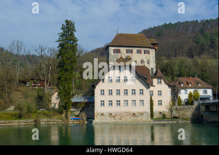 Il castello medievale di Rötteln Hohentengen, Germania Foto Stock