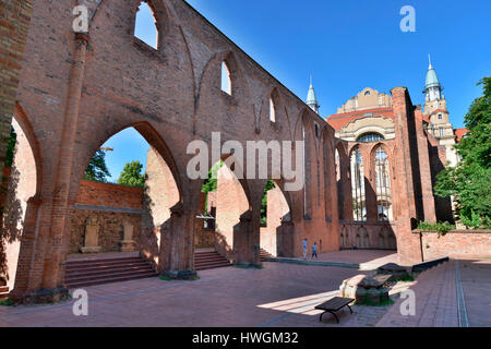 Ruine, Franziskaner-Klosterkirche, Klosterstrasse, nel quartiere Mitte di Berlino, Deutschland Foto Stock