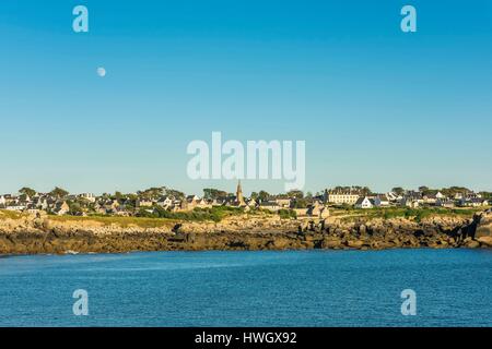 Francia, Finisterre, Iroise mare, Legendes Costa, Porspoder Foto Stock