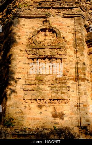 Cambogia, Kompong Thom provincia, Sambor Prei Kuk elencati come patrimonio mondiale dall'UNESCO, i templi del periodo Pre-Angkorian, Ishanavarman sotto i re, sud gruppo templi, N7 Tower Foto Stock