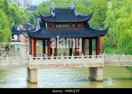 Cina, Jiangsu, Suzhou Suzhou, è una delle città più antiche del Chang Jiang bacino ed il luogo di nascita di Wu cultura, la città dei canali e giardini, Foto Stock