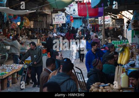 La Tunisia, tunisini Central Coast, Sfax, Medina, Mercato Foto Stock