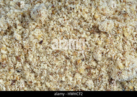 "Chufa carici, giallo Nutsedge, Tiger's groove carici, Earthalmond, frantumato, Cyperus esculentus, mandorle di terra, terra noduli root, Cyperus esculentus , Foto Stock