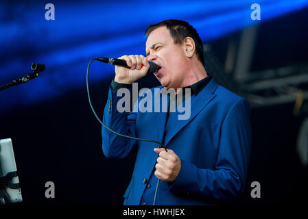 Barcellona - 27 Maggio: Glossari Affini (cantante e cantautore) esegue in Primavera Sound Festival 2015, stadio di ATP, il 27 maggio 2015 a Barcellona, Spagna. Foto Stock