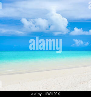 Incredibile pointe d'Esny Beach sulla costa sud est di Mauritius. Foto Stock