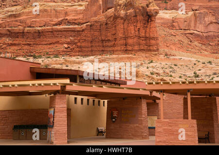 Centro Visita Parco Nazionale Arches, Utah Foto Stock