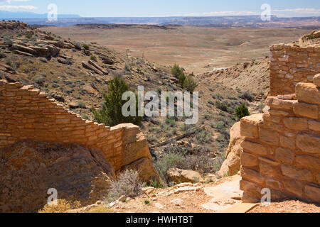 Cajon rovina, Hovenweep National Monument, Utah Foto Stock