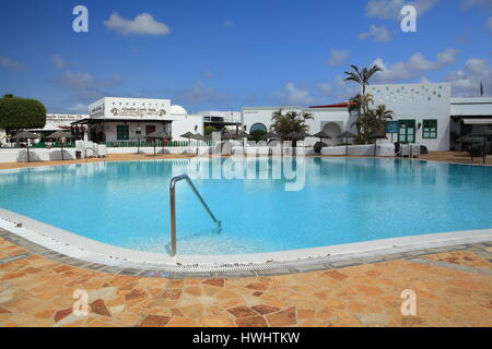 Bar/ristoranti, Marina Rubicon, Playa Blanca, Lanzarote Foto Stock