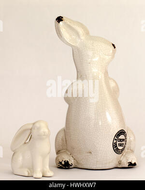 Porcellana Bianca coniglietti Foto Stock