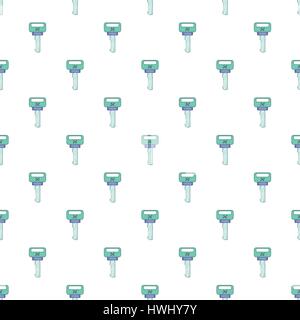 Chiave per vetture da corsa pattern, stile cartoon Illustrazione Vettoriale