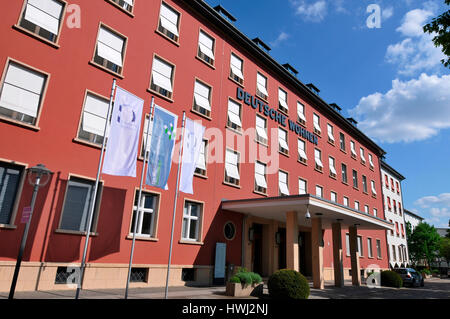 Deutsche Wohnen Gruppe, Mecklenburgische Strasse, Wilmersdorf, Berlino, Deutschland Foto Stock