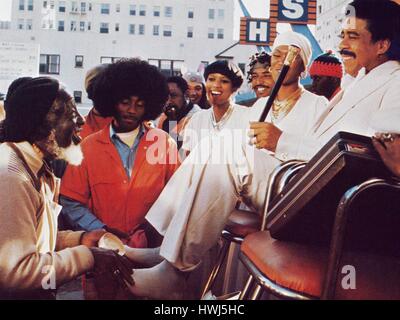 L autolavaggio, USA 1976, Regie: Francesco Massaro, Darsteller: Frank Ajaye (2. v. l.), Richard Pryor (rechts), il puntatore sorelle Foto Stock