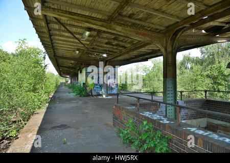 Siemensbahn, Wernerwerk, Siemensdamm, Siemensstadt Berlino, Deutschland Foto Stock