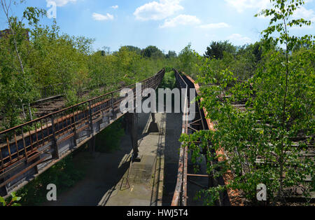Siemensbahn, Wernerwerk, Siemensdamm, Siemensstadt Berlino, Deutschland Foto Stock