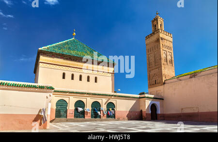 Zaouia de Sidi Bel Abbes a Marrakech, Marocco Foto Stock