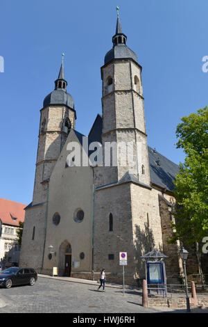 San Andreaskirche, Lutherstadt Eisleben, Sachsen-Anhalt, Deutschland Foto Stock