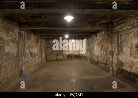 Gaskammer, Stammlager I, Konzentrationslager, Auschwitz-Birkenau, Auschwitz, Polen Foto Stock