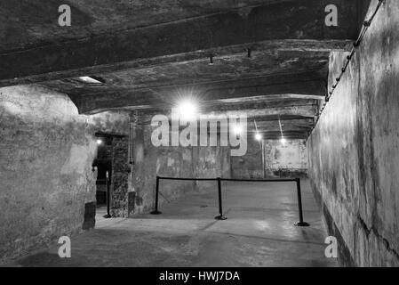 Gaskammer, Stammlager I, Konzentrationslager, Auschwitz-Birkenau, Auschwitz, Polen Foto Stock