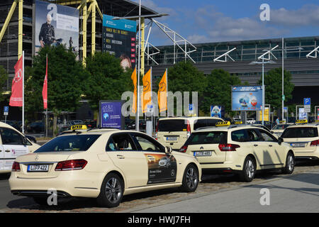 Taxi, Flughafen, Lipsia, Sachsen, Deutschland Foto Stock