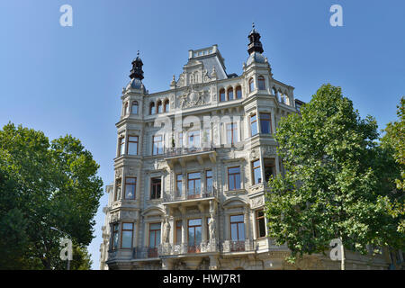 Altbau, Beethovenstrasse, Lipsia, Sachsen, Deutschland Foto Stock