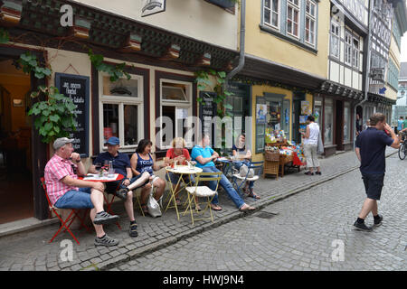 Kraemerbruecke, Erfurt, Thueringen, Deutschland, KrÃ¤merbrÃ¼cke Foto Stock