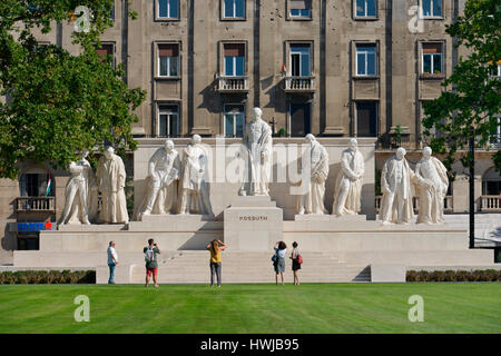 Kossuth-Denkmal, Kossuth ter, Budapest, Ungarn Foto Stock