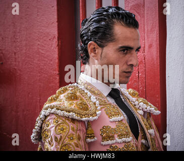 Corride, Festival di San Fermin, Pamplona, Spagna, Europa Foto Stock