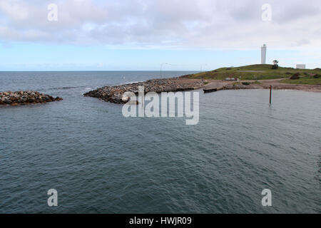 Litorale indiano a Cape Jervis (Australia). Foto Stock