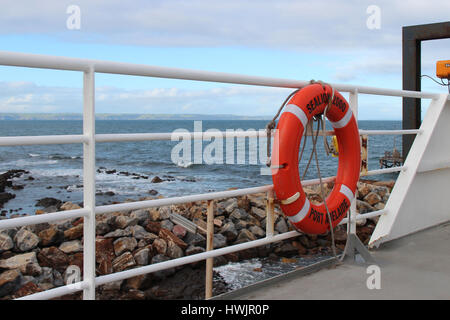 Litorale indiano a Cape Jervis (Australia). Foto Stock