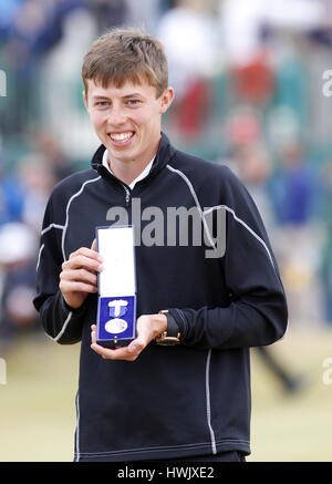 Matteo FITZPATRICK AMATORIALE LEADER MUIRFIELD East Lothian in Scozia il 21 Luglio 2013 Foto Stock