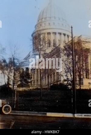 Archiviazione Vintage fotografia scattata nel 1924 Foto Stock