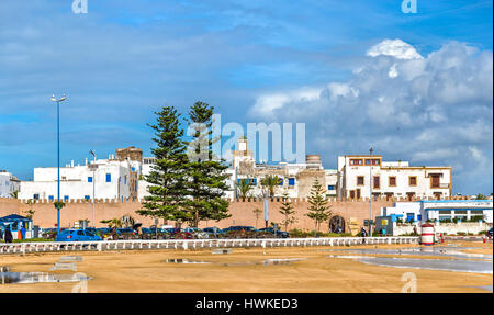 La città di Essaouira, un sito patrimonio mondiale dell'UNESCO in Marocco Foto Stock