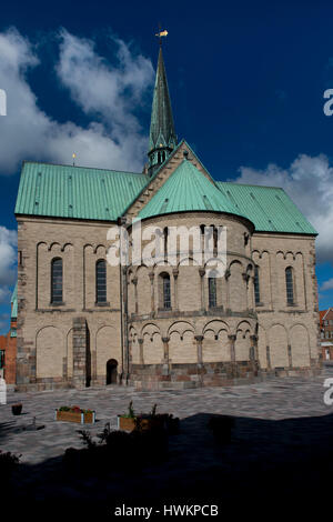 Cattedrale di Ribe, città medievale, antica capitale della Danimarca Foto Stock