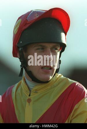 JOHN BURKE JOCKEY 04 Novembre 1996 Foto Stock