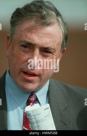 NEVILLE CALLAGHAN corsa di cavalli TRAINER 19 Aprile 1996 Foto Stock