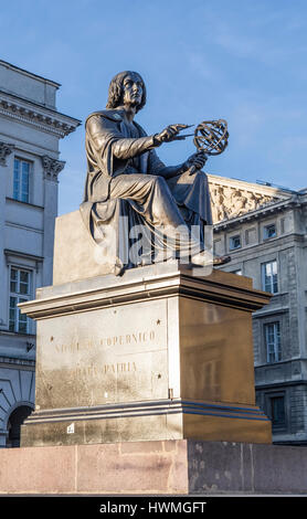 Monumento a Nicolò Copernico. Varsavia. Polonia Foto Stock