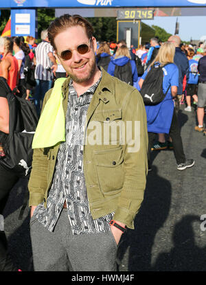 Ricky Wilson all'inizio del Grande Nord Run Foto Stock