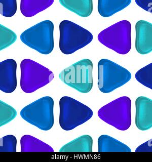 Seamless disegno vettoriale costituita da forme geometriche argilla. Illustrazione Vettoriale