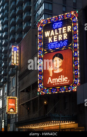 Amelie, una scena musicale mostra al Walter Kerr Theatre Foto Stock