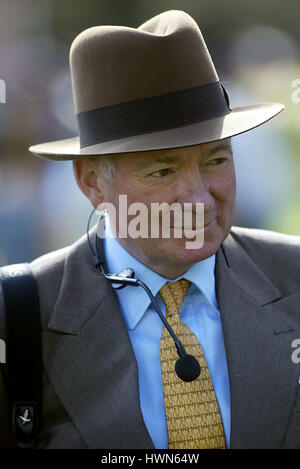 BARRY HILLS corsa di cavalli TRAINER DONCASTER Doncaster Racecourse 12 Settembre 2002 Foto Stock