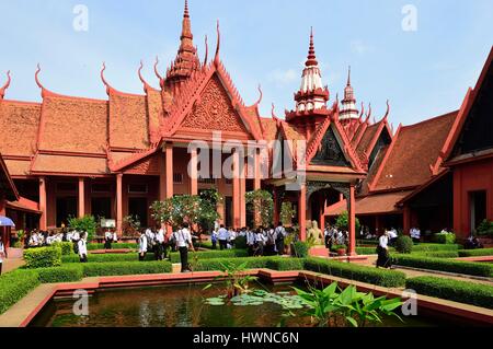 Cambogia, Phnom Penh, il Museo Nazionale delle Belle Arti Foto Stock