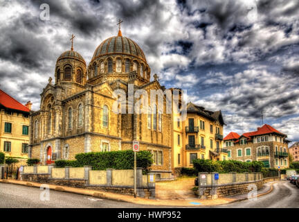 Chiesa Russa Ortodossa in Biarritz - Francia, Aquitaine Foto Stock