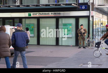 Soldato belga Foto Stock